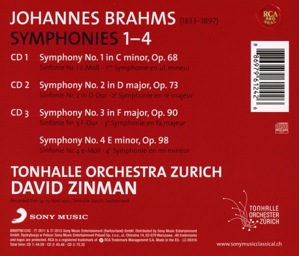 Brahms: Sinfonien 1-4 1