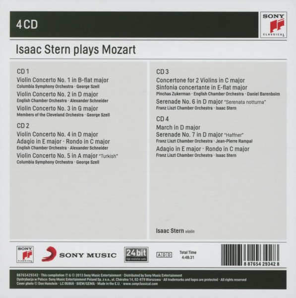 Isaac Stern plays Mozart 1