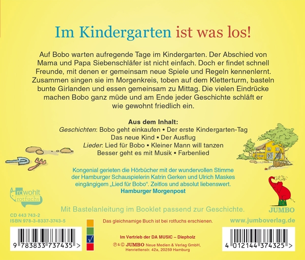 Bobo Siebenschläfer.Viel Spass Im Kindergarten! 1