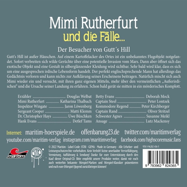 Mimi Rutherfurt 59 - Der Besucher Von Gutts Hill 1