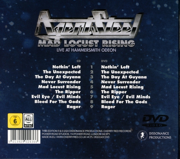 Mad Locust Rising - Hammersmith Odeon (CD+ DVD) 1