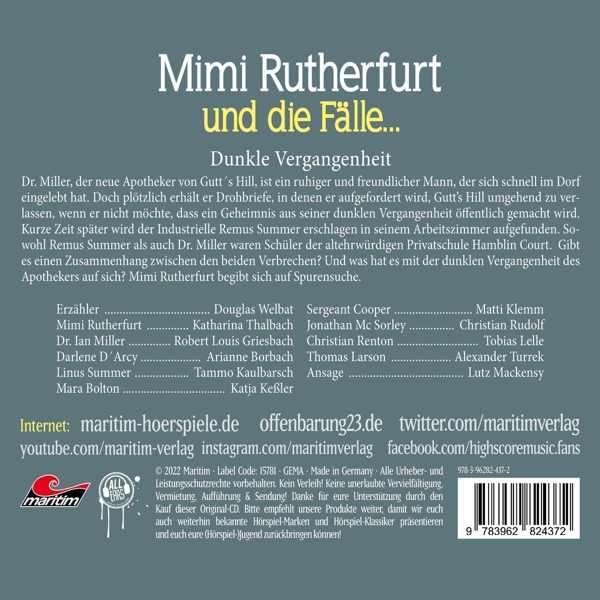 Mimi Rutherfurt 60 - Dunkle Vergangenheit 1