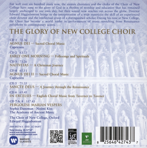 The Glory Of New College Choir 1