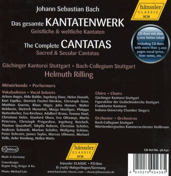 Das gesamte Kantatenwerk 1