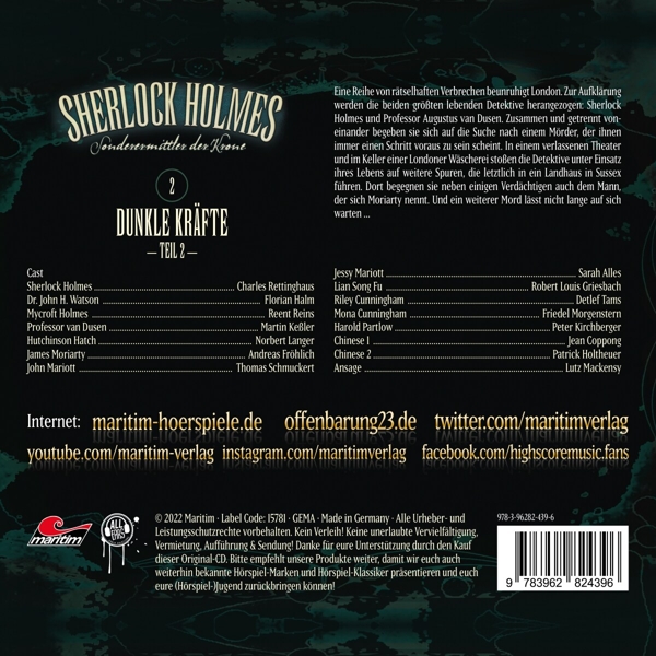 Sherlock Holmes 02-Dunkle Kräfte Teil 2 1