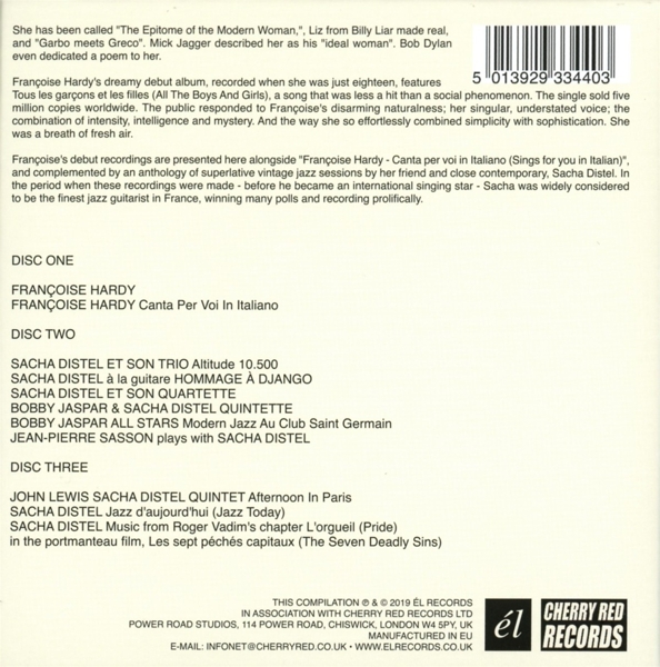 Francoise Hardy/ Swinging Jazz...(3CD Boxset) 2