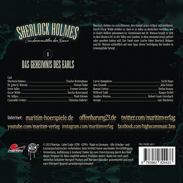 Sherlock Holmes 06 - Das Geheimnis Des Earls 1