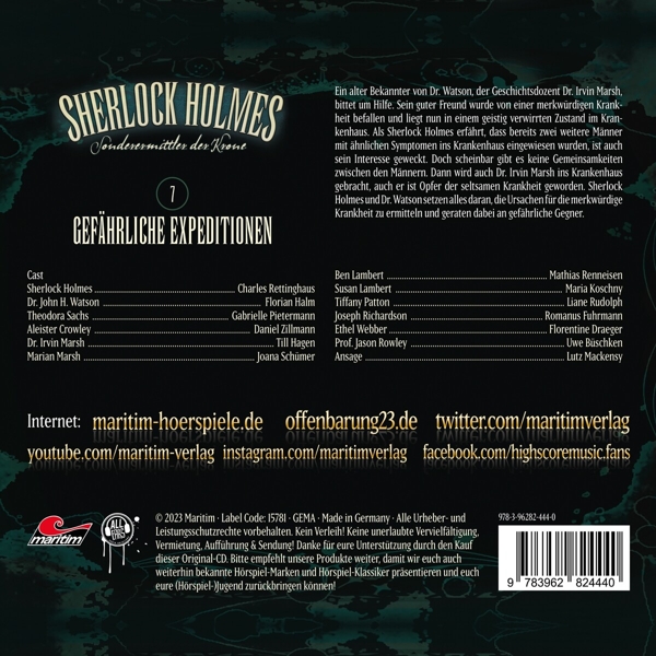 Sherlock Holmes 07 - Gefährliche Expeditionen 1