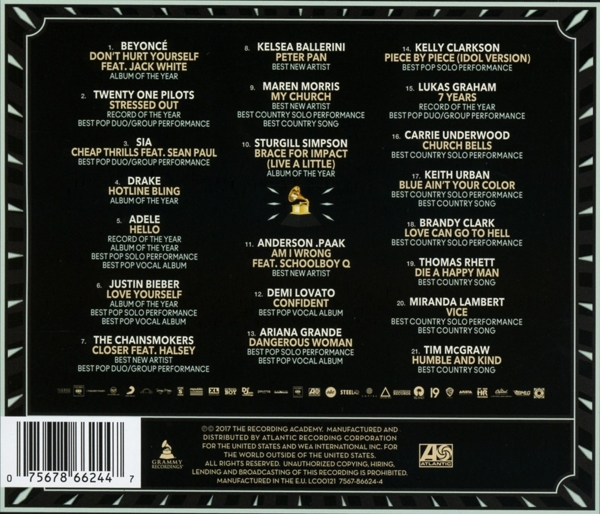 2017 Grammy Nominees 1