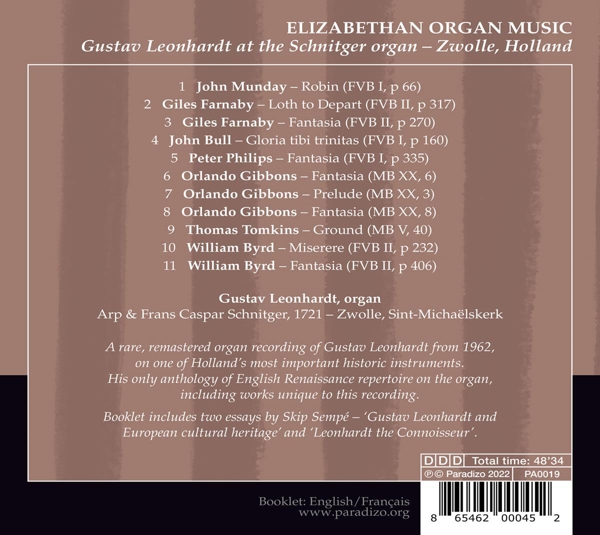 Elizabethan Organ Music 1