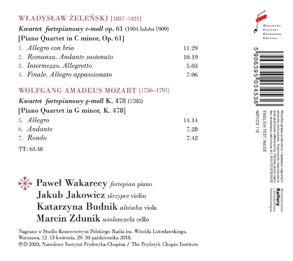 Klavierquartett in c-moll/ Klavierquartett KV 478 1