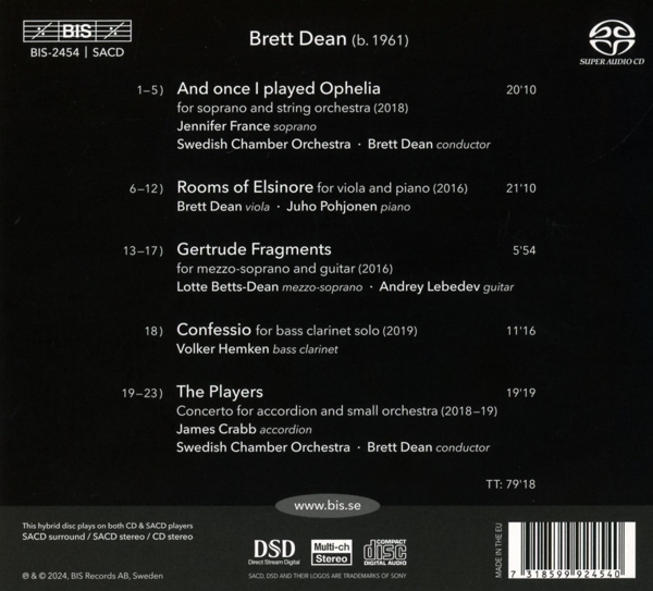 Dean / Swedish Chamber Orchestra 1