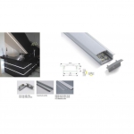 Synergy 21 Led - U-Profil 200cm, ALU013 weiss
