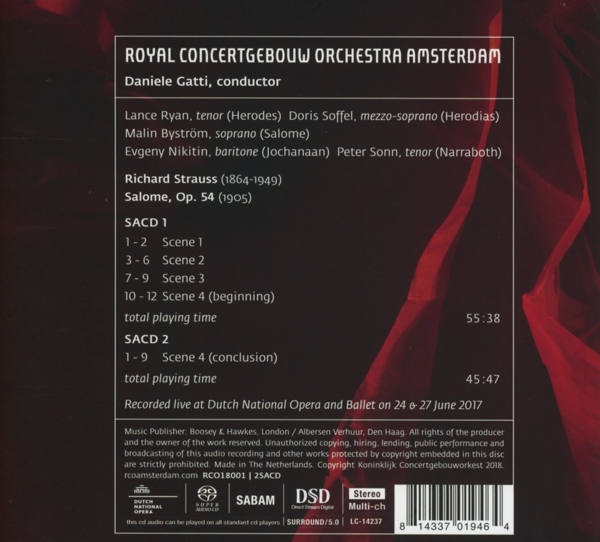 RCO (Royal Concertgebouw Orchestra) / Daniele Gatt 1