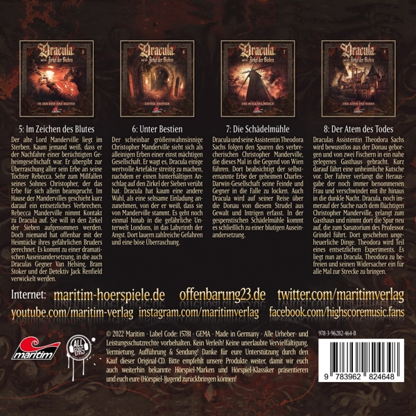 Dracula Und Der Zirkel Der Sieben-5-8 (4CD Box) 1