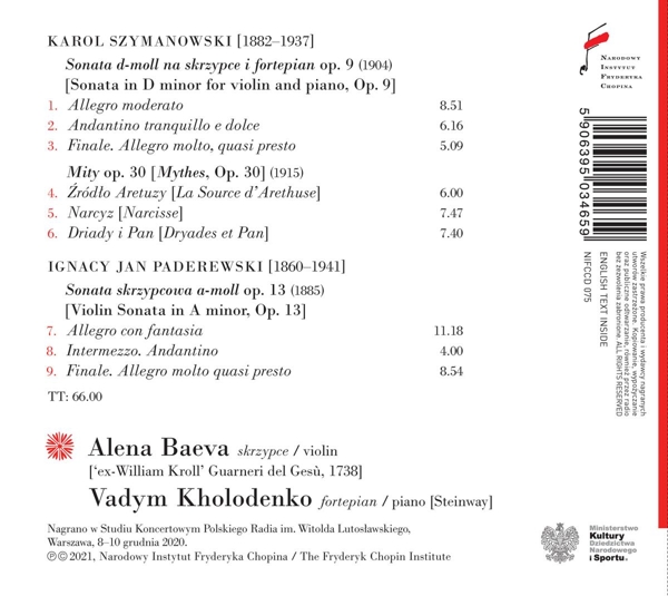 Violinsonate in d-moll, op.9/ Violinson.in a-moll 1
