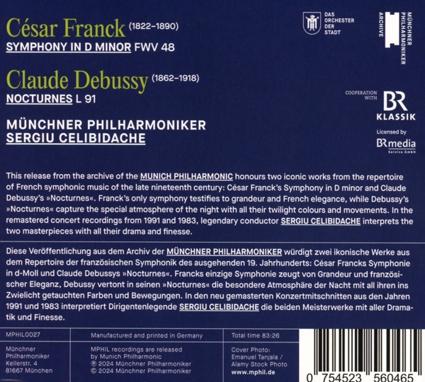 Nocturnes/ Symphony in D 1