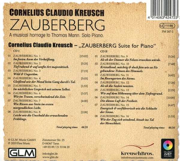 Zauberberg-A Musical Homage To Thomas Mann 1