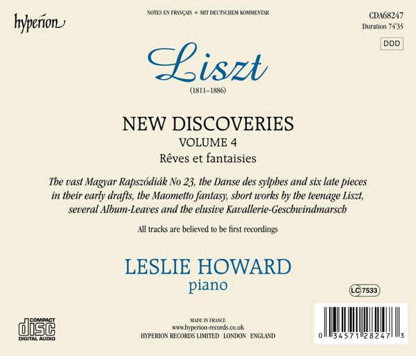 New Liszt Discoveries Vol.4 1