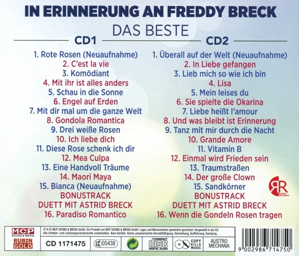 Das Beste - In Erinnerung 1