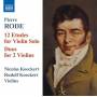 Nicolas Koeckert / Rudolf Koeckert - 12 Etuden fr Violine Solo/Duos