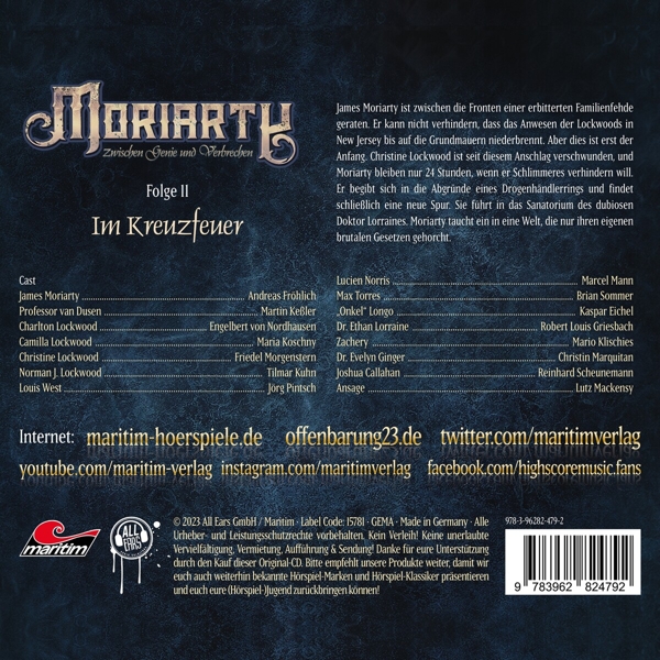 Moriarty 11 - Im Kreuzfeuer 1