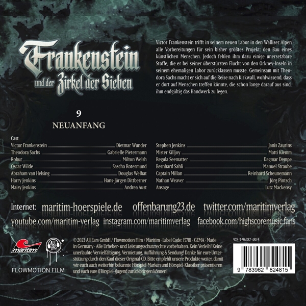 Frankenstein 09-Neuanfang 1