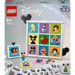 LEGO - 43221 Disney 100 ans d'icnes de dessins anims Disney, jouet de construction