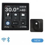 Shelly - · Unterputz · Wall Display Black & BLU H&T Black · Android · WLAN · BT ·schwarz