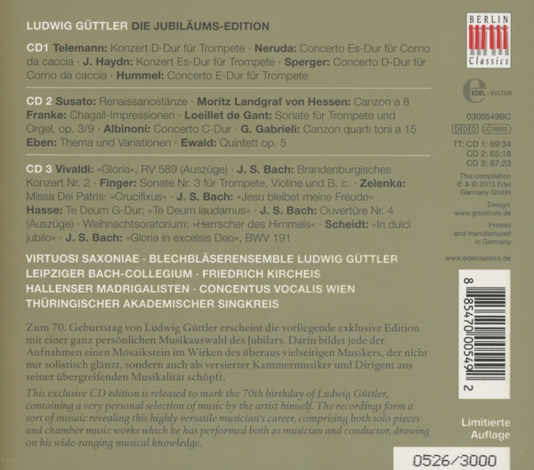 Die Jubiläums-Edition Ludwig Güttler 1