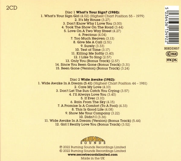What\'s Your Sign + Wide Awake 1