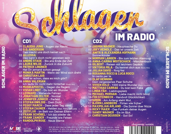 Schlager Im Radio-42 Aktuelle Airplay Hits 1