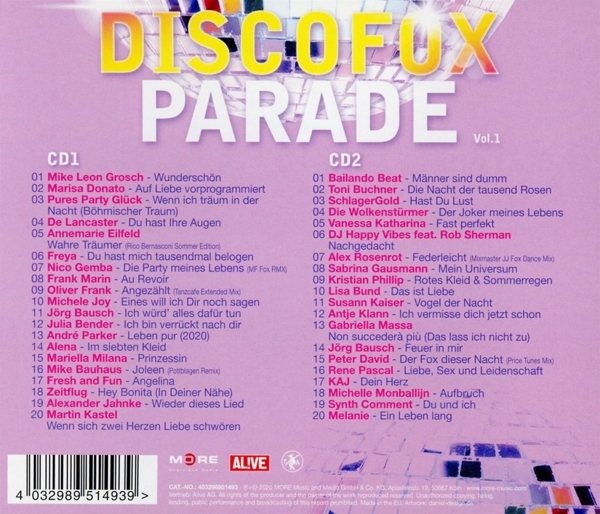 Discofox Parade Vol.1 1