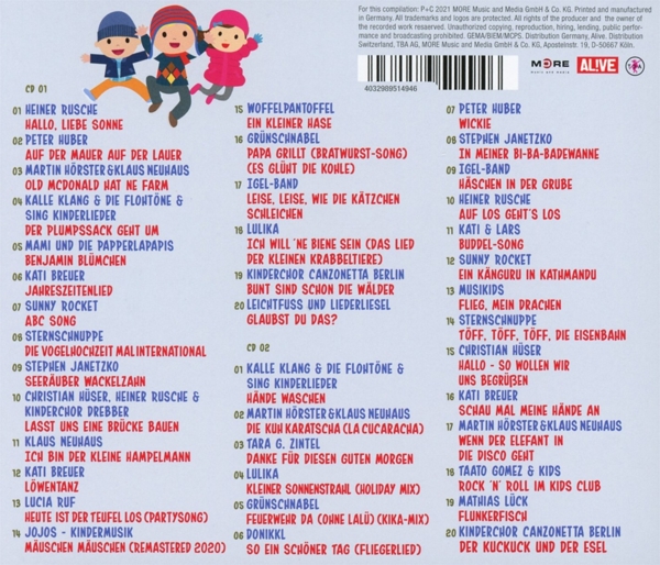 Kindergarten Top 40 2021-Meine Liebsten Tanz-un 1