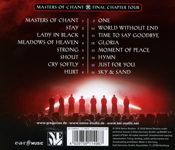 LIVE! Masters Of Chant-Final Chapter Tour 1