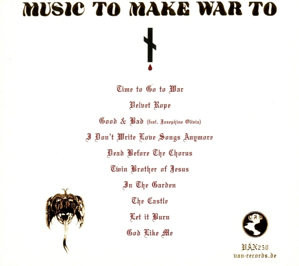 Music to Make war to (LTD. Digipak) 1