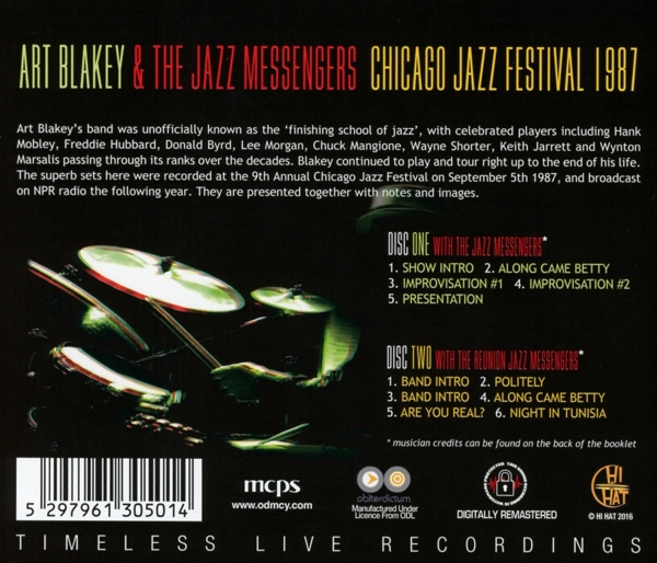 Chicago Jazz Festival 1987 1