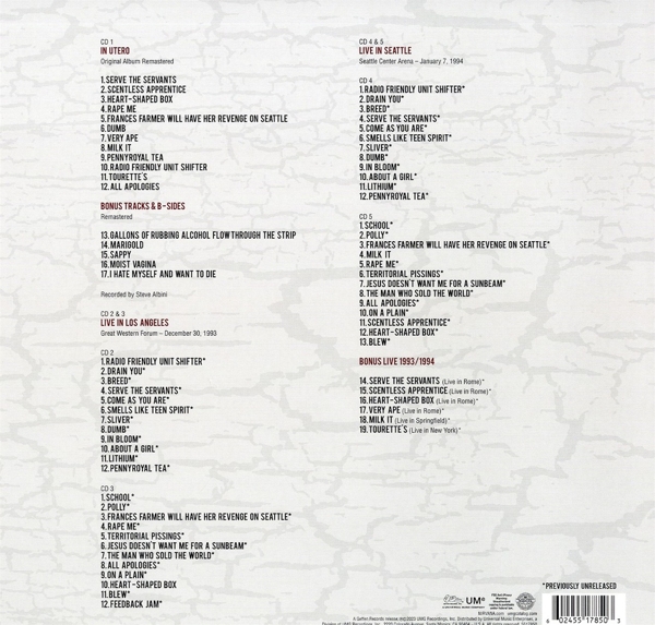 In Utero (Ltd. Super Deluxe, 5CD) 1