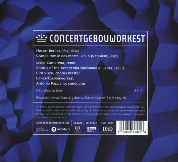 Antonio Pappano / Concertgebouworkest 1