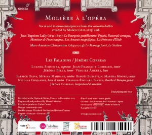 Molière à l\'opéra-Bühnenmusiken 1