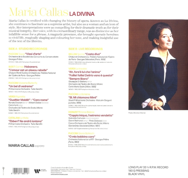 La Divina-Maria Callas(Black Vinyl) 1