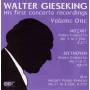 walter Gieseking - Die ersten Konzertaufnahmen Vol.1
