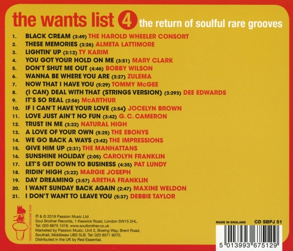 The Wants List Vol.4 1