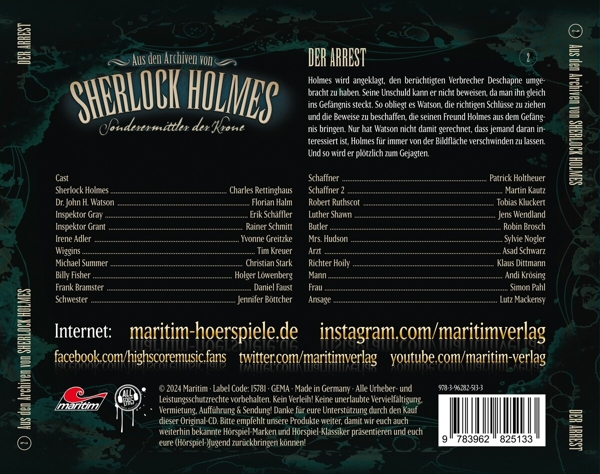 Aus den Archiven 02: Der Arrest 1