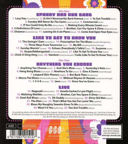Spanky And Our Gang/ Like To Get To Know You/ 1