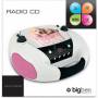 Portable Radi - Big Ben Interactive Cd52dogs Lettore Cd Radio Fm Aux Dogs, Multicolore