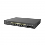 Engenius - Switch full managed Layer2+ 12 Port &bull 8x 10 GbE &bull PoE Budget 420W &bull 8x PoE bt &bull 4x SFP+ &bull 13 &bull EC