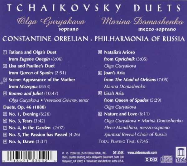 Tschaikowsky Duets 1
