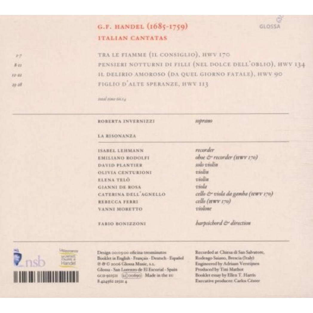 Italian Cantatas Vol.1/ Le Cantate Per Il 1