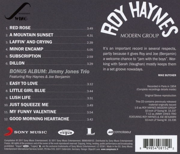 Roy Haynes Modern Group 1